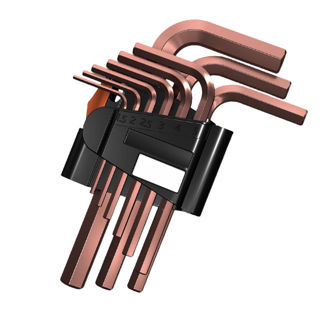 9-teiliges Sechskantschlüssel-Set Inbusschlüssel Inbusschraubendreher Werkzeug Vierkantschlüssel Torx Innensechskant Langer Kugelkopf L-Schlüssel Maulschlüssel