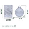 8CM Transparent Christmas Ball Set - New Style Christmas Tree Ornaments & Scene Decorations
