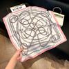 New old money wind chain neck scarf women's commuting versatile soft silk scarf neck protection shawl outer scarf
