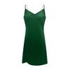 Fashion Womens Loose V-Neck Foil Stamping Mesh   Gradient Print Cover Hip Dress