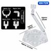 Adjustable Arm Action Figure Display Stand Transparent Action Figure Base  HG Model Figures