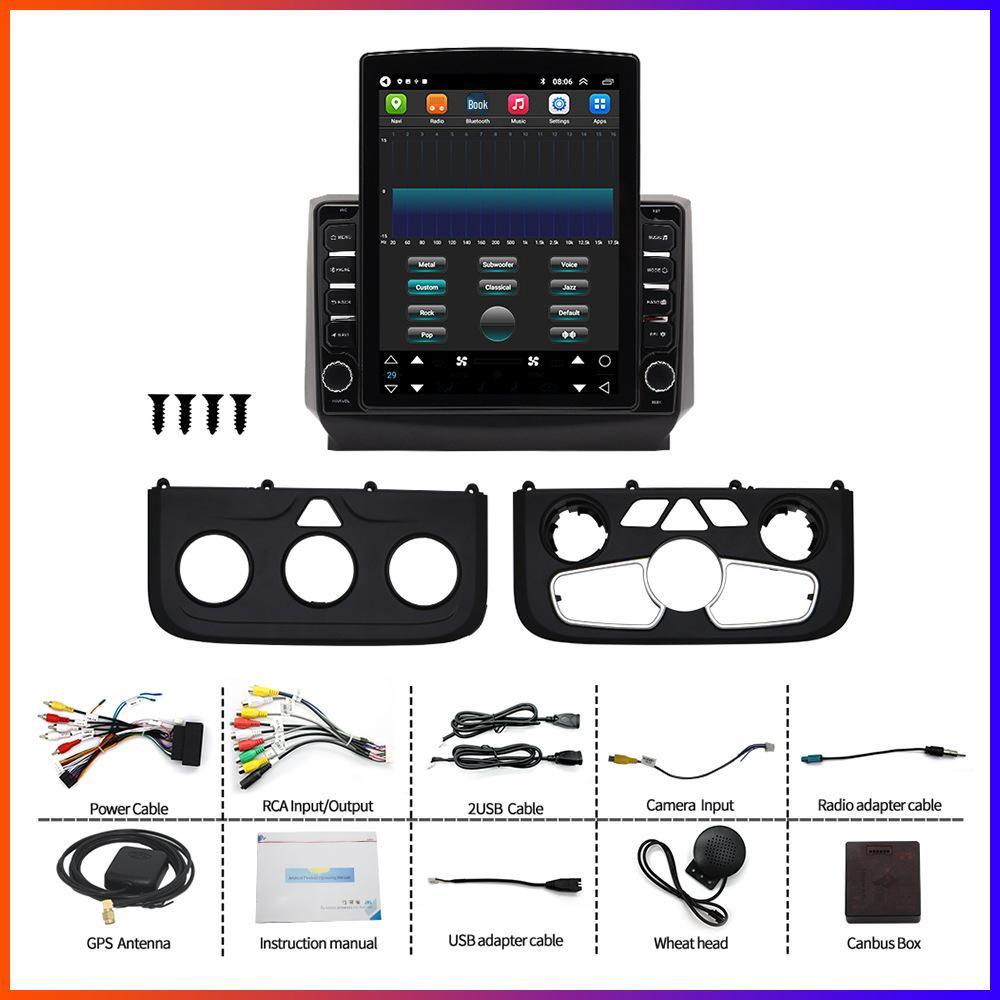 Compatible 13-19 Dodge Ram Android Large Screen Navigation System with Integrated Backup Camera
