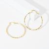 Circular Colored Earrings With Retro