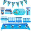Mickey Mouse Birthday Party Tableware Set Party Plates Cups Napkins Party Dishes