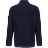 Stone Island Solid Color High Neck Half Zip Long Sleeve Sweater Men sweater Blue 8115516C1-V0020