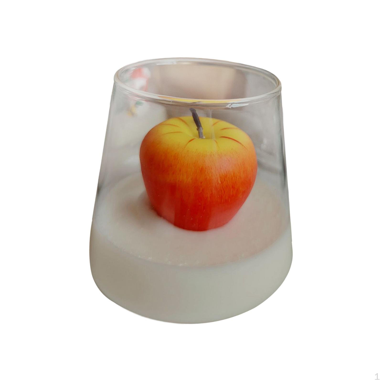 

Рождественская свеча, настольное украшение для ужина, полка, украшение дома, Санта-Клаус Apple