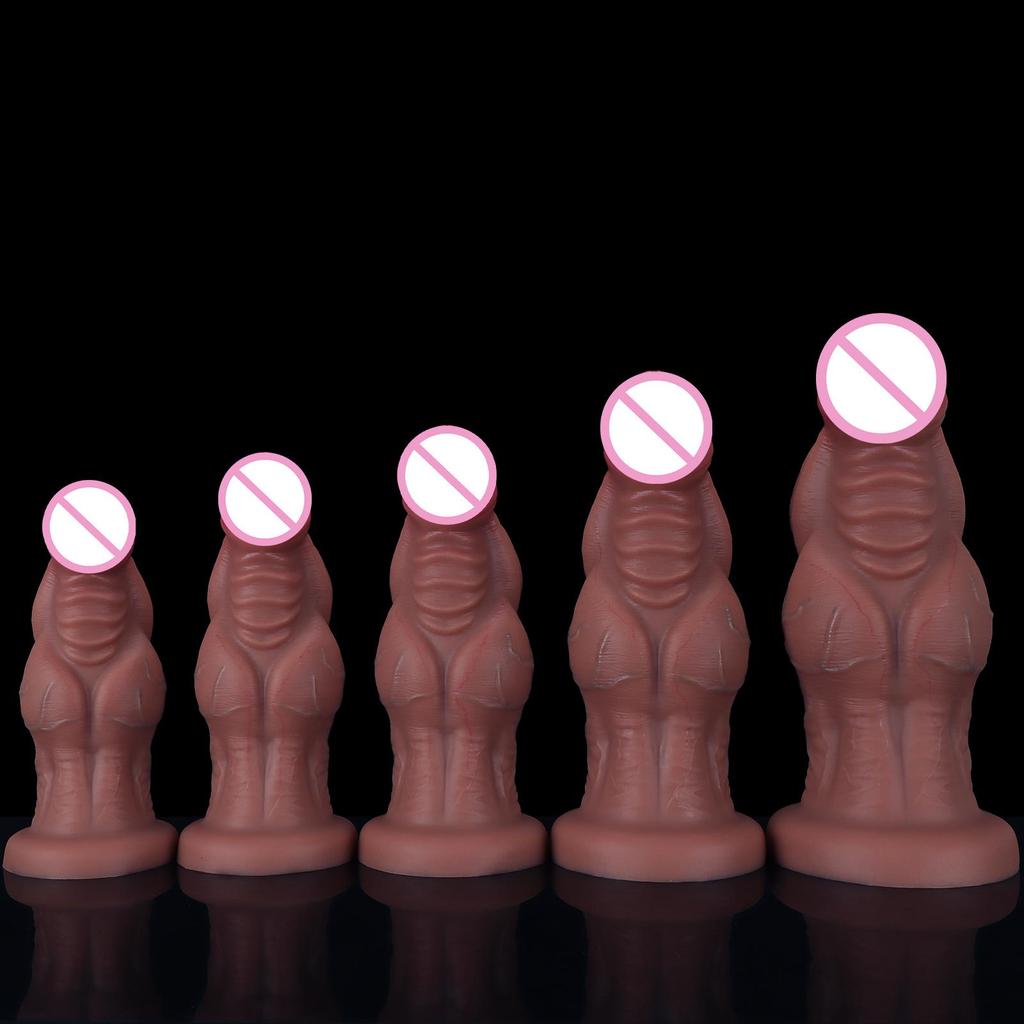 Realistic Silicone Fist Dildo - Super Thick Anal Plug, Large Phallus Erotic Toy