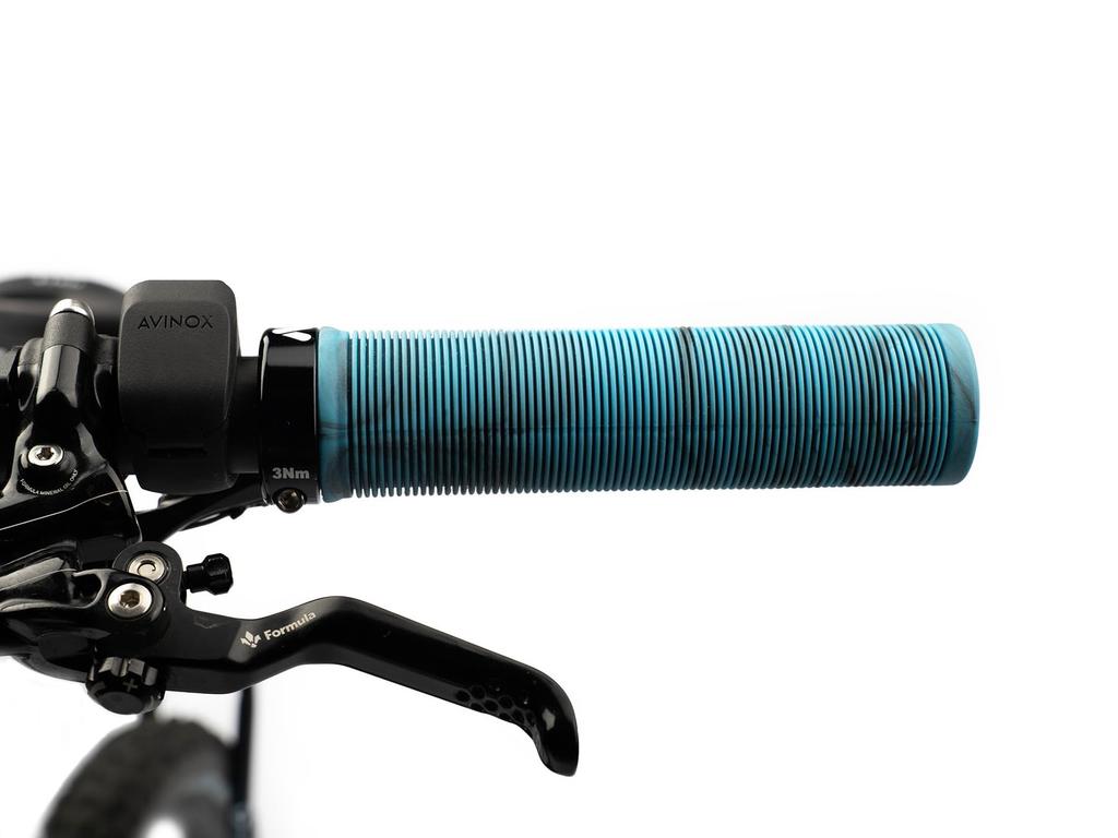 ALL MOUNTAIN STYLE AMS Bicycle Barcode Blue Camo Grips, Grips,