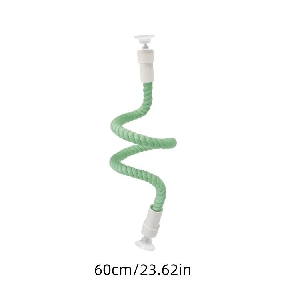 Comfortable Grip DIY Bendable Perch for Birds Cotton Rope Parrot Standing Perch  Cage Enrichment
