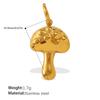Beach Vacation Diy Oil Dripping Ceramic Fish Pendant Stainless Steel Gold Plated Cute Accessories