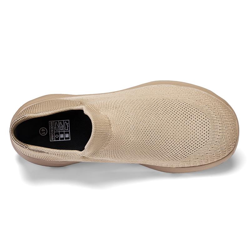 Fashion 2025 Spring and Summer New Lazy Comfortable Soft Bottom One Step Breathable Mesh Casual Sports Men's Running Shoes