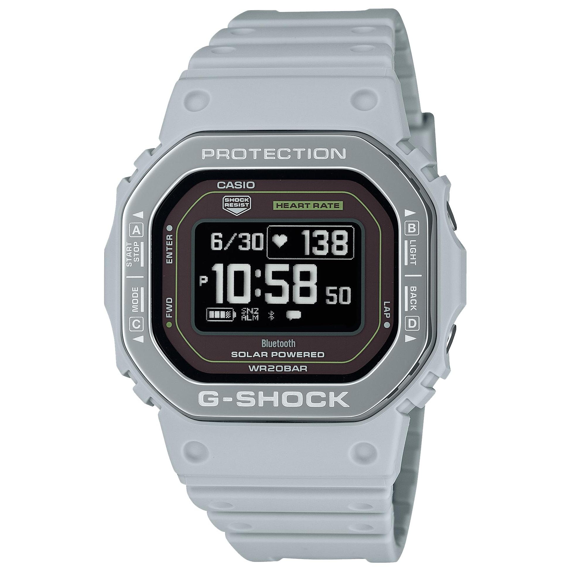 

[Casio] Men s G-Shock Watch G-SQUAD Bluetooth Heart Rate Monitor Gray DW-H5600MB-8A9JR, Japan Edition, Web Exclusive