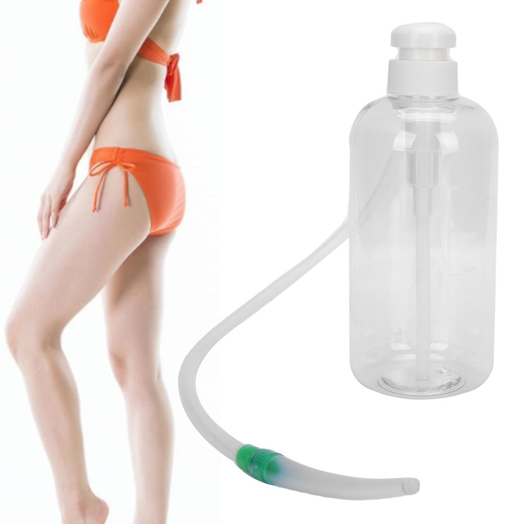 Vaginalspülung Wiederverwendbar Analspülung Drucktyp Weibliche Vaginaldusche Reinigungssystem 600ml