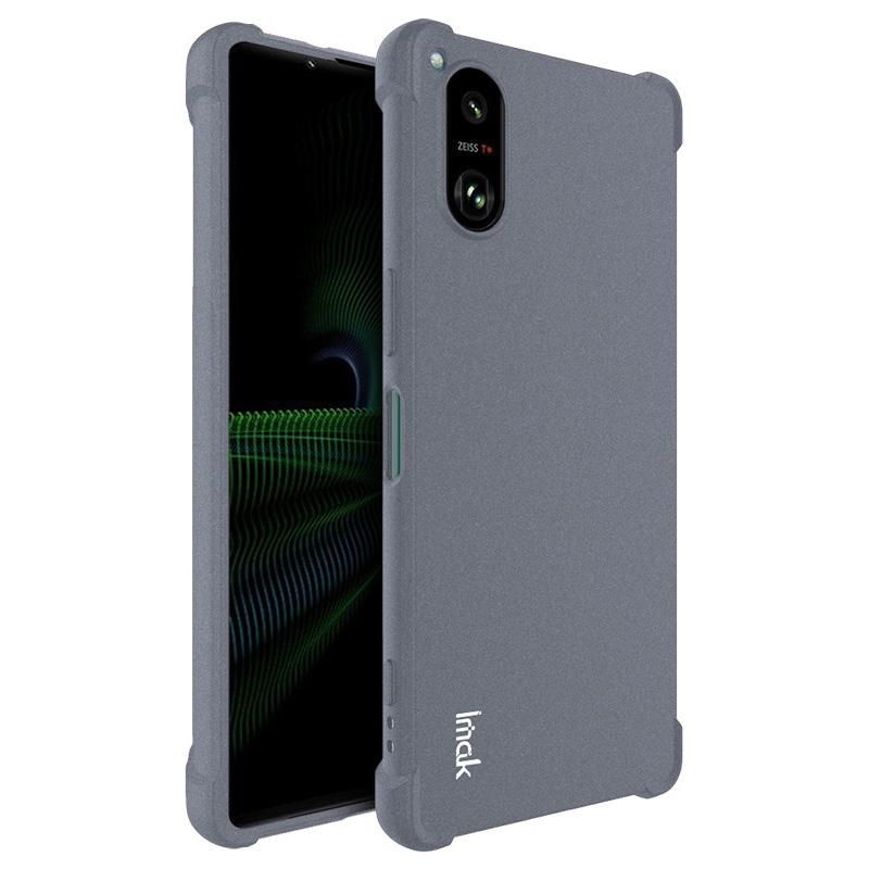 

IMAK Защитный чехол-накладка для телефона Sony Xperia 5 V Матовый ТПУ Защита от царапин Grey