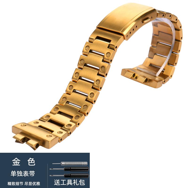 Boîtier et bracelet en acier inoxydable modifié de haute qualité pour Casio DW-5600 DW5600/5610 GW-B5600 GWM5610 Set Bracelet de montre en métal Lunette Outils