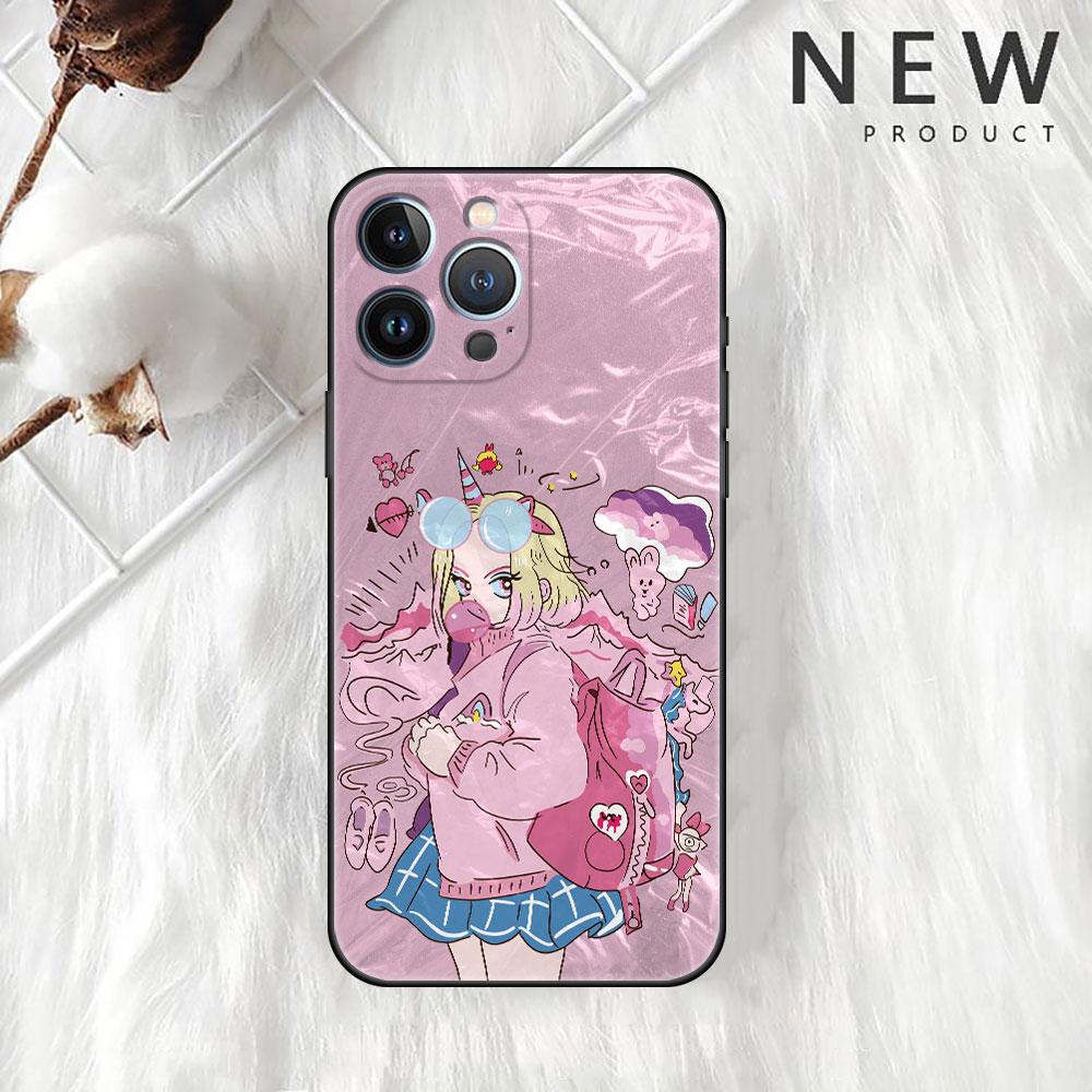 Opera Retro Girl Case For Apple iPhone 14 Pro Max 13 11 12 Mini SE 7 8 Plus X XS 6 6S Silicone Shell Phone Cover Soft TPU Funda