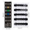 20x Color Changing Temperature Tagsfor Metal Milk Jugs Brewing Thermometer Strip