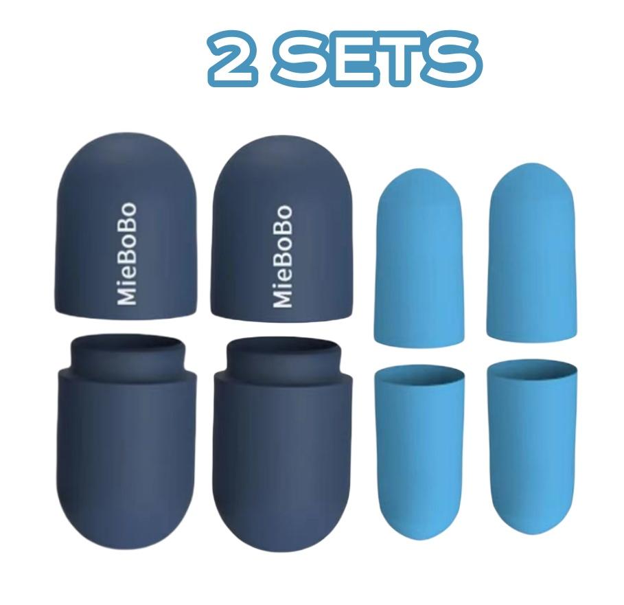 1/2Pairs Sponge Earplugs for Deep Sleep Reusable Noise Reduction Ear Plug for Travel Study Dorms Nap Comfortable Rebound Earplug