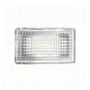 Trunk and Door Light Replacement Set, 4 LED Cabin Lamps for Footwell Courtesy and Front Trunk Lighting Use in Vehicles