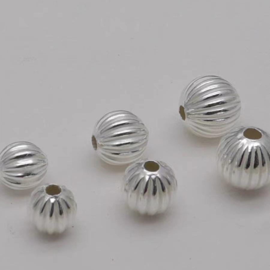 S925 Sterling Silver Beaded DIY Bracelet & Necklace Connector Jewelry Components