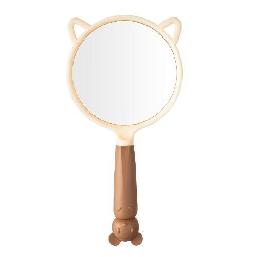 Pocket Demon Soft Cute Silicone Handle Mirror Girl Home Cute Handheld Mirror Portable High-definition Makeup Mirror