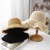 New Sun Hat Children's Seaside Vacation Beach Sun Hat Hand-woven Sun Protection Breathable Knitted Hat