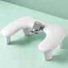 Bracciolo Curvo per Unghie in Pelle PU Inclinato Lampada a Mano per Manicure Base di Supporto Spaziale per Salone