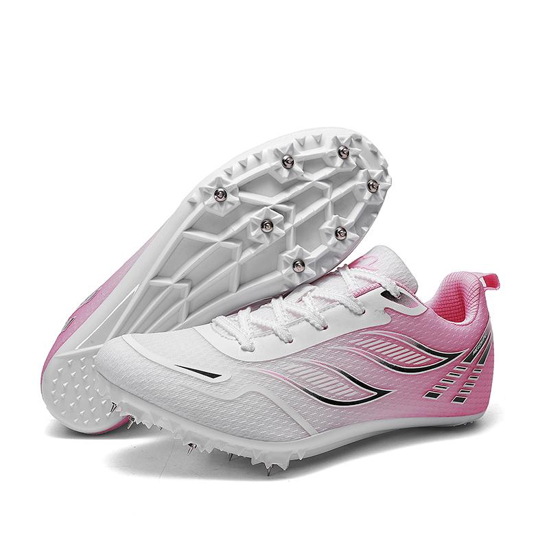 

New Comfortable and Soft Mens Womens Track Field Shoes Outdoor Wear-resistant Running Shoes Supportive and Stable Sports Shoes 34