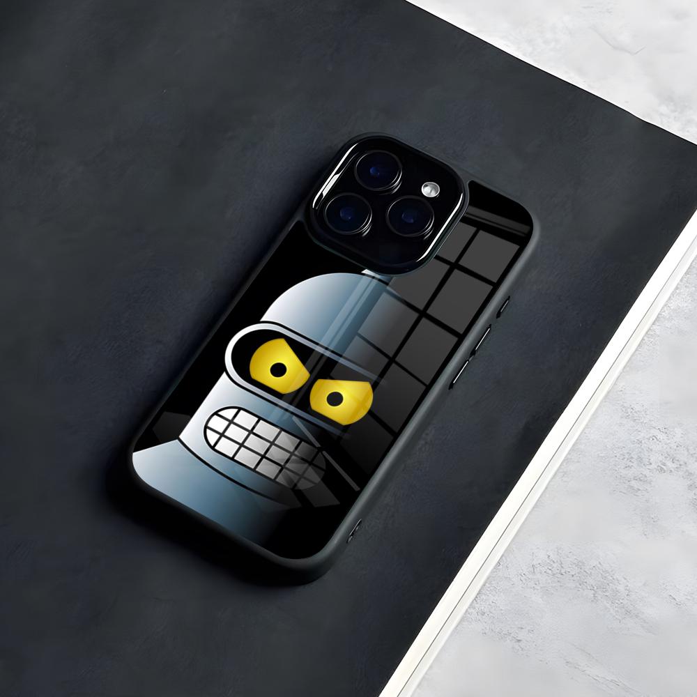 

Funny Cute Futuramas Phone Case For IPhone 17 Pro Max 16 15 14 13 11 Pro Max Plus Glass Phone Case iPhone 14 Plus