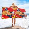 Sheriff Labrador Beach Towel Soft Microfiber Quick Dry Absorbent Quick Towels For Swimming