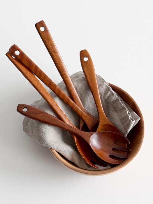 kamomekitchen lacquered wood kitchen tools 5 types stir spoon