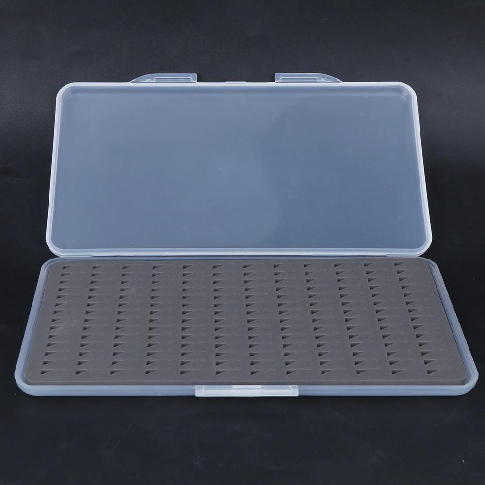 Portable ABS Fly Fishing Box Lightweight Waterproof Fishing Bait Box Clear Lid Fishing Lure Case Outdoor Activities
