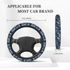 Asamike Steering Wheel Cover, S Size, Car Steering Wheel Cover, Stylish, Adorable Camouflage, Camouflage,