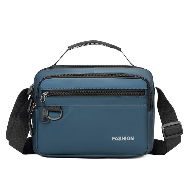 Business Handbag Men's Shoulder Bag Large Capacity Multi-Layer Crossbody Bag