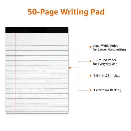 2Pcs Yellow Notebook Smooth Writing Striped Notebook Ink-resistant Paper Notebook School Office
