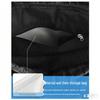Lightweight Portable Mesh Drawstring Bag: Durable, Large-Capacity for Sports, Travel, and Fitness.