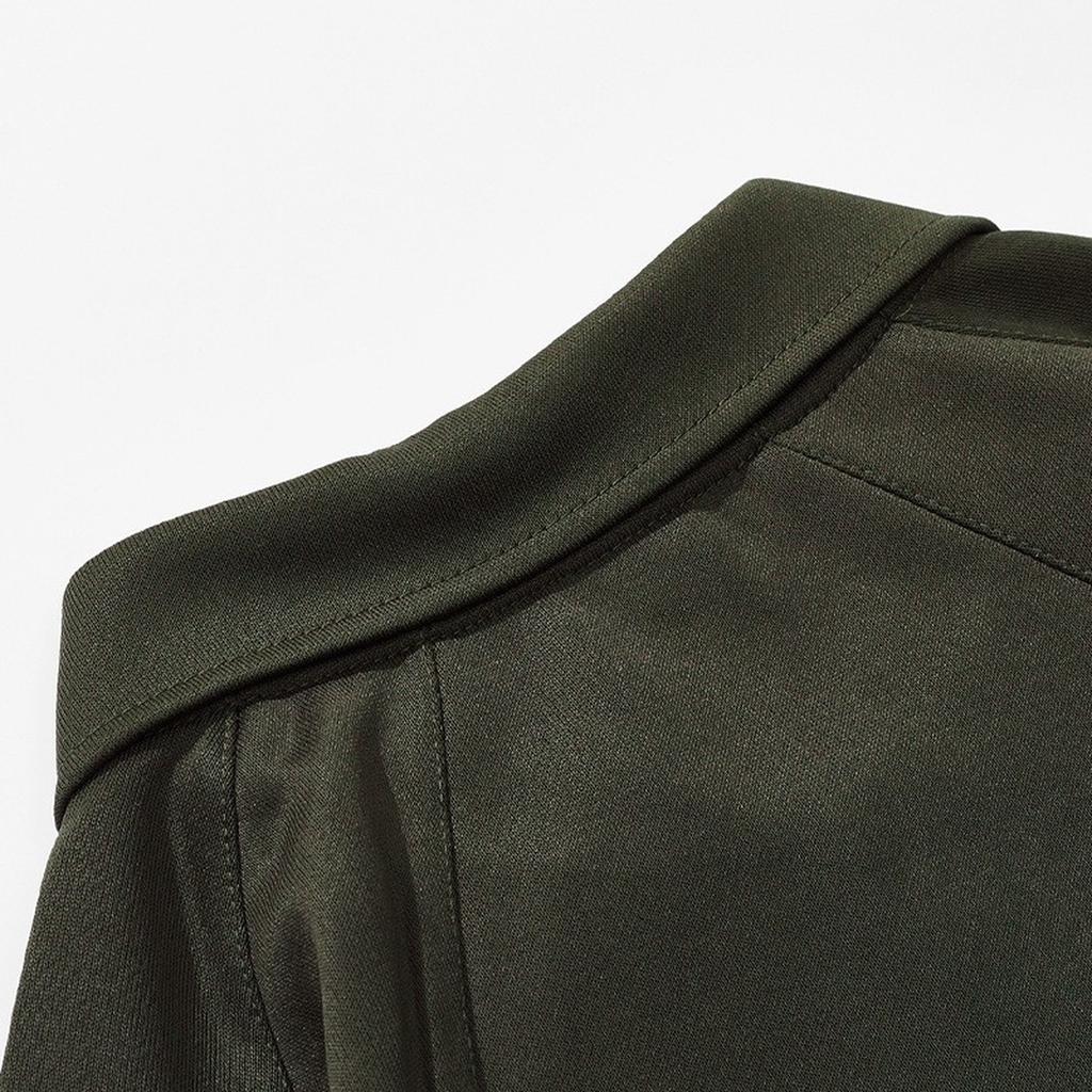 Men's Solid Color Casual Base Retro Raglan Long Sleeved Shirt