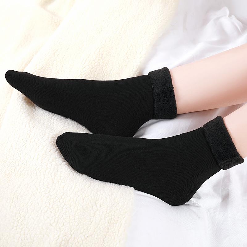 20 Pairs of Man's and Women's Winter Thick Warm Socks Warm Cashmere Wool Socks Nylon Snow Velvet Boots Home Floor Socks