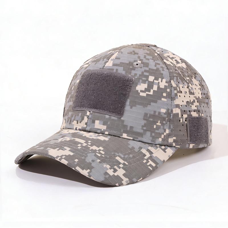 

1PC outdoor functional camouflage baseball cap! Quick drying fabric+DIY sticker, a must-have for tactical trendsetters to wear