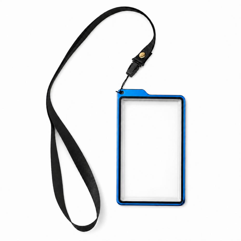 Lanyard Style 35PT /CGC Graded Cards Protector Transparent UV Protection Card Protective Case Aluminium Frame Double-sided Glass