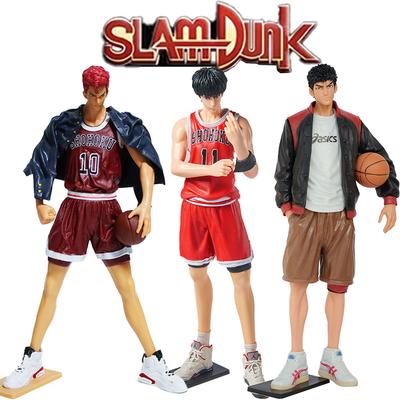 30cm In Stock Slam Dunk Action Figure Anime Sakuragi Hanamichi Hisashi Mitsui Ryota Miyagi Takenori Akagi Figuras Toy Model Gift