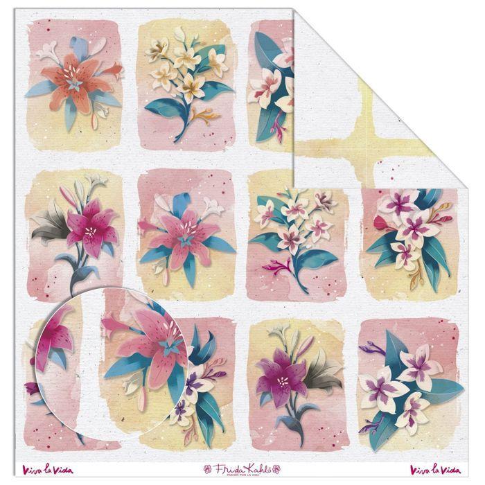 Creative Paper Frida Kahlo - Flowers