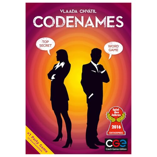 Codenames Card Game, 2-8 Players, Ages 3 and Up