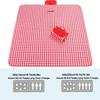 Picknickdecke Strandmatte Tragbar Reise Outdoor Indoor Familie BBQ 150x200cm 200x200cm Sandsicher Wasserdicht Campingdecke