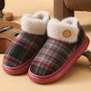 Pantofole invernali in cotone caldo Donna Uomo Scarpe da casa Semplici scivoli interni antiscivolo Velluto a coste Coppia pantofola Scarpe da donna