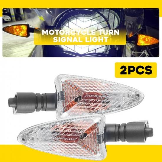 2/4PCS LED Turn Signal Light Amber Blinker Indicator For BMW Motorcycle LH RH