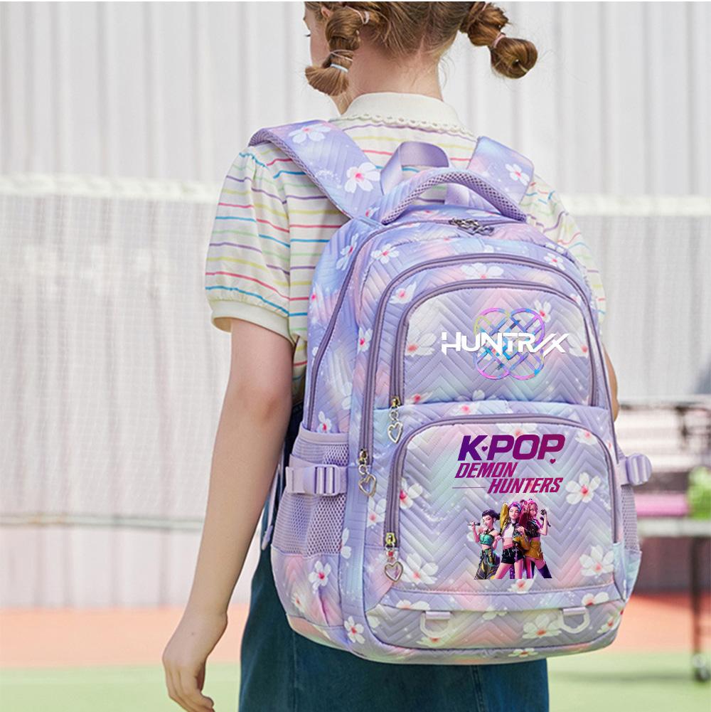 Anime Kreslený K-Pop Potisk Batoh Student Teenager Školní taška pro Chlapce Dívku Školní taška Dětský Dárek Dámská Velkokapacitní Cestovní Taška Mochila Escolar Rucksack