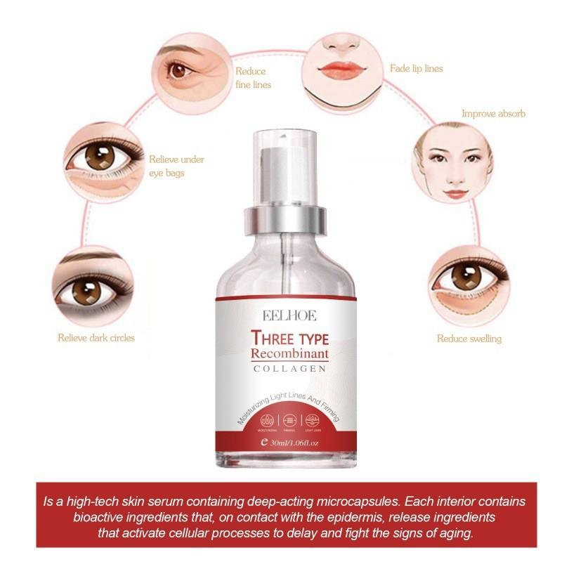 Eelhoe Collagen Essence Serum For Deep Hydration And Fine Line Reduction 30ml