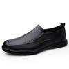 Men's Shoes 2025 Summer New Men's High-end Lace-up Casual Leather Shoes Soft Sole Non-slip One-pedal Large Size Dad Shoes