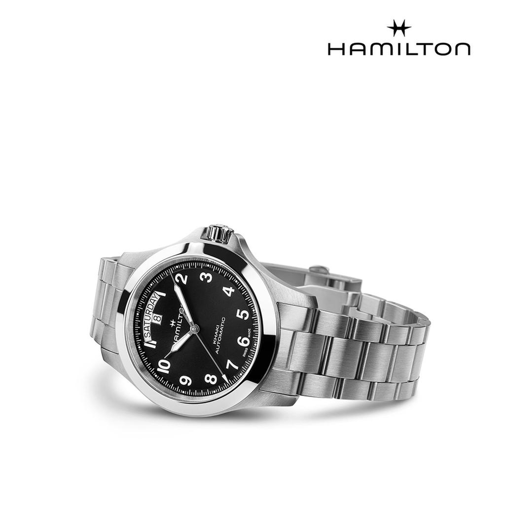 Hamilton Haki Field King Otomatik Siyah Kadranlı Bilezik H64475131